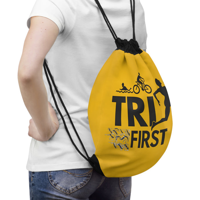 Triathlon Training Drawstring Bag - Bags - lifestyle view