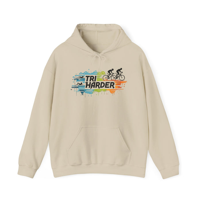 Triathlon Training Hoodie | Motivational Sports Sweatshirt - alternate view