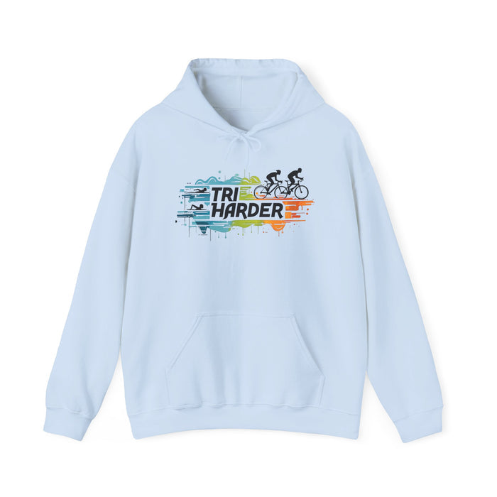 Triathlon Training Hoodie | Motivational Sports Sweatshirt - lifestyle view