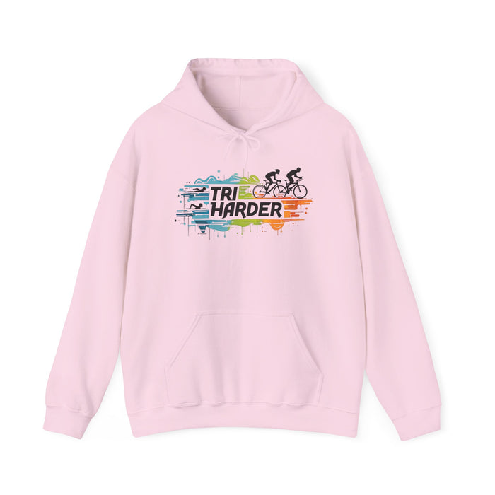 Triathlon Training Hoodie | Motivational Sports Sweatshirt - size chart