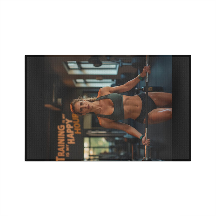 Triathlon Training Motivational Tea Towel - Home Decor - alternate view