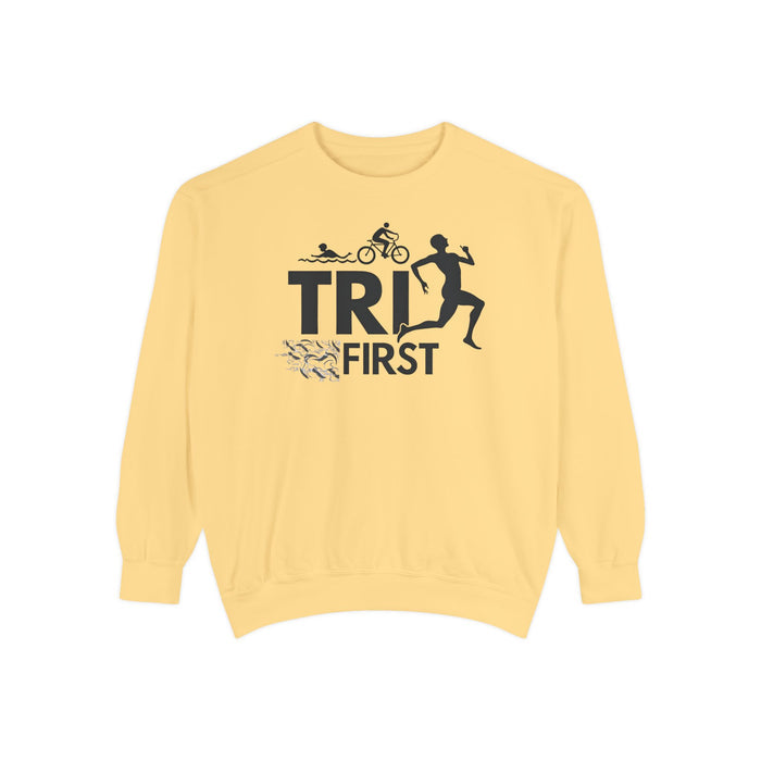 Triathlon Training Sweatshirt by Comfort Colors® - detail view