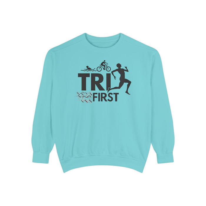 Triathlon Training Sweatshirt by Comfort Colors® - size chart