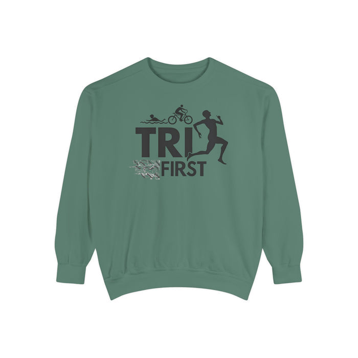 Triathlon Training Sweatshirt by Comfort Colors® - size chart