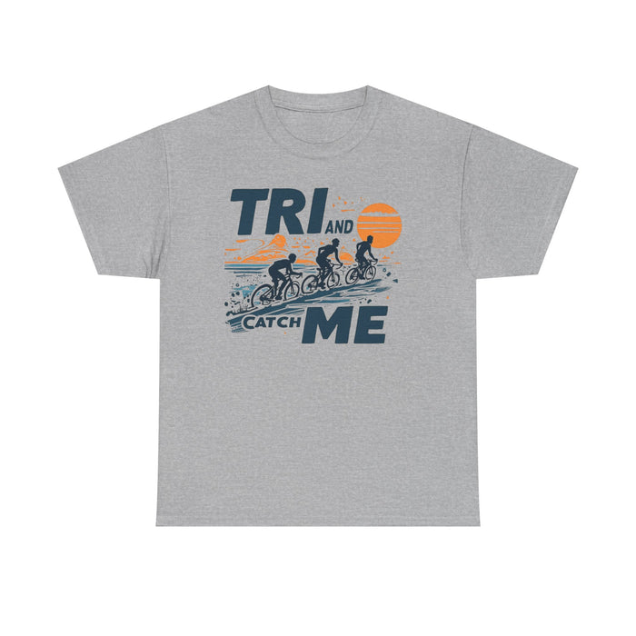Triathlon Unisex Cotton Tee - T-Shirt - detail view