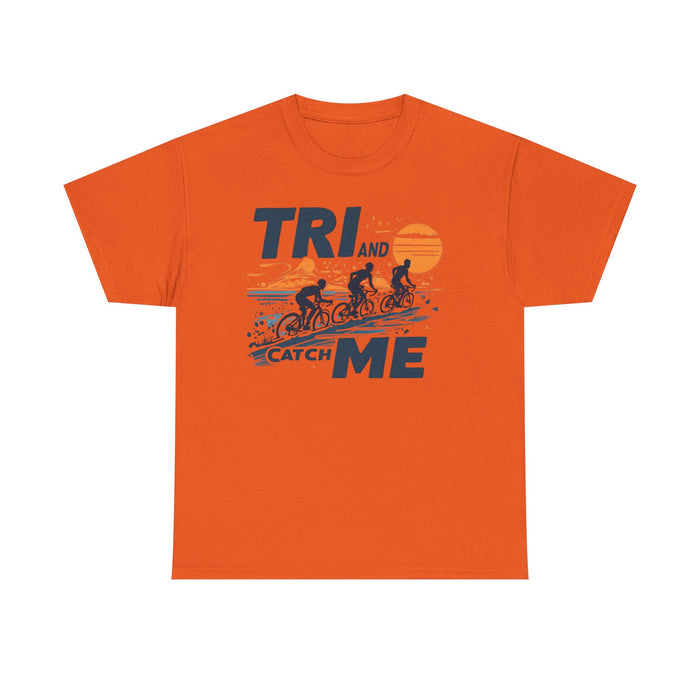 Triathlon Unisex Cotton Tee - T-Shirt - lifestyle view