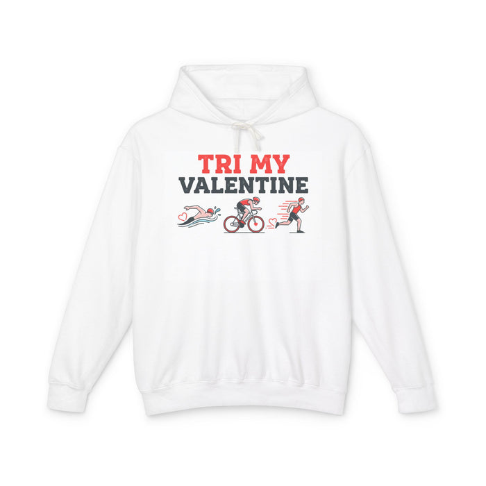 Triathlon Valentine Hoodie - Lightweight Cotton Sweatshirt