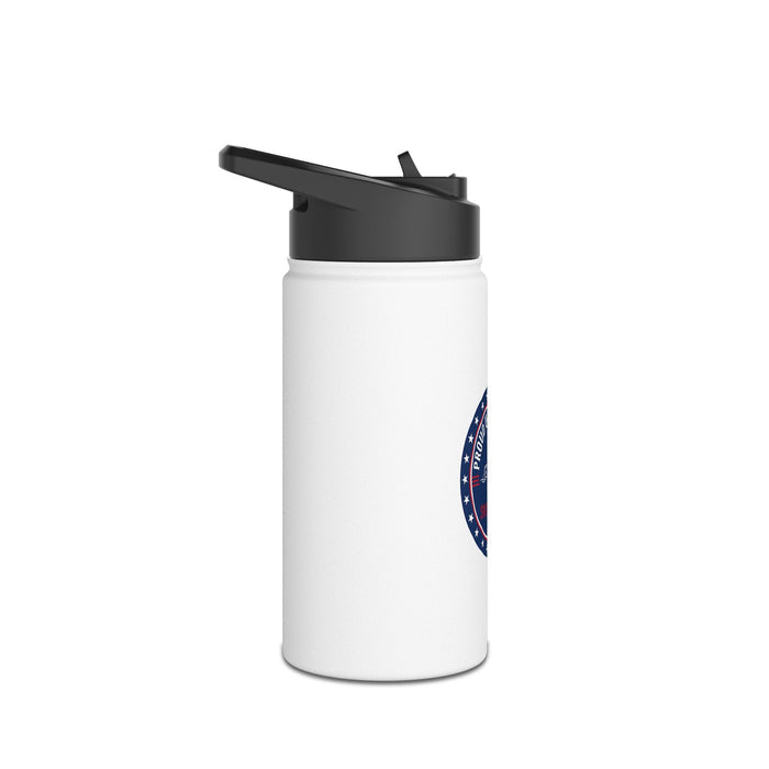 Triathlon Water Bottle - Proud USA Triathlete Stainless Steel Reusable | Swim-Bike-Run
