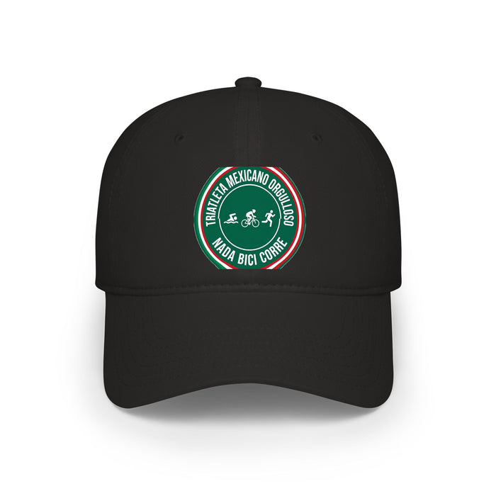 Triatleta Mexicano Orgulloso Low Profile Baseball Cap — Swim Bike Ru