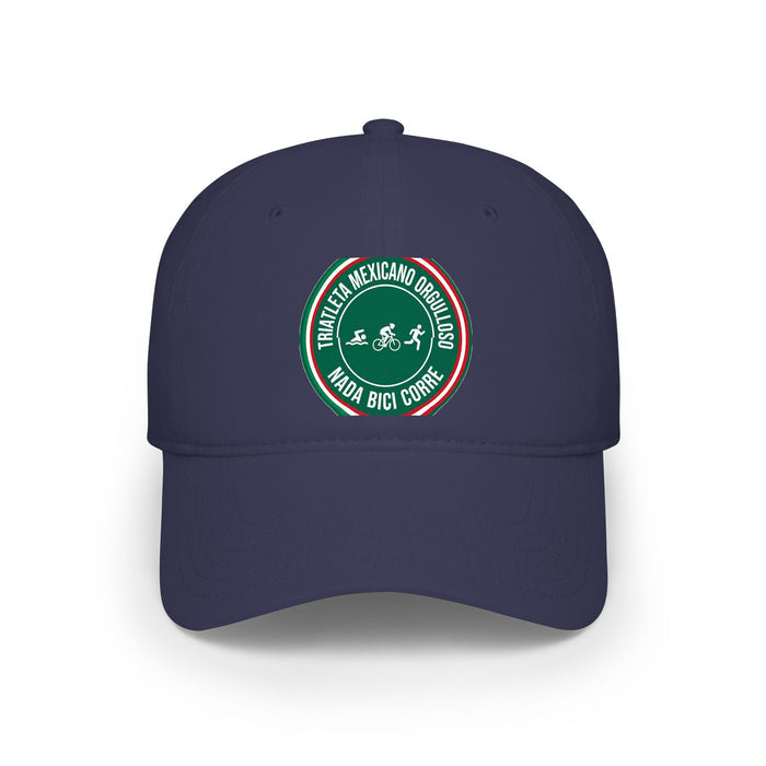 Triatleta Mexicano Orgulloso Low Profile Baseball Cap — Swim Bike Ru