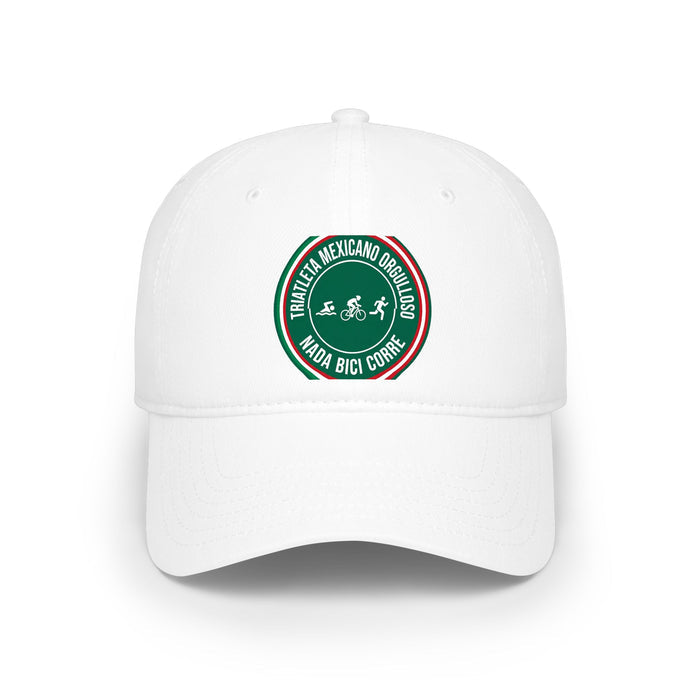Triatleta Mexicano Orgulloso Low Profile Baseball Cap — Swim Bike Ru