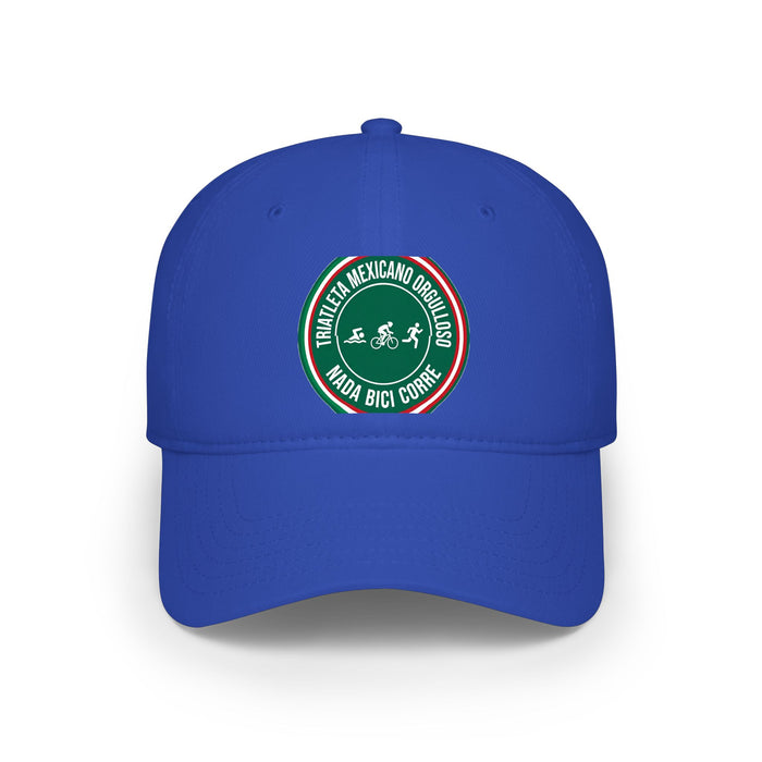 Triatleta Mexicano Orgulloso Low Profile Baseball Cap — Swim Bike Ru