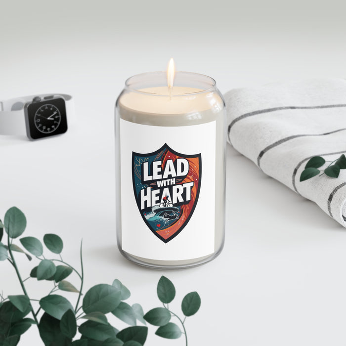 TriLaunchpad Soy Candle for Triathlete Recovery - Home Decor - lifestyle view