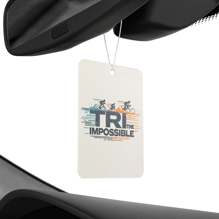 TriLaunchpad Triathlon Car Air Freshener - Accessories - lifestyle view