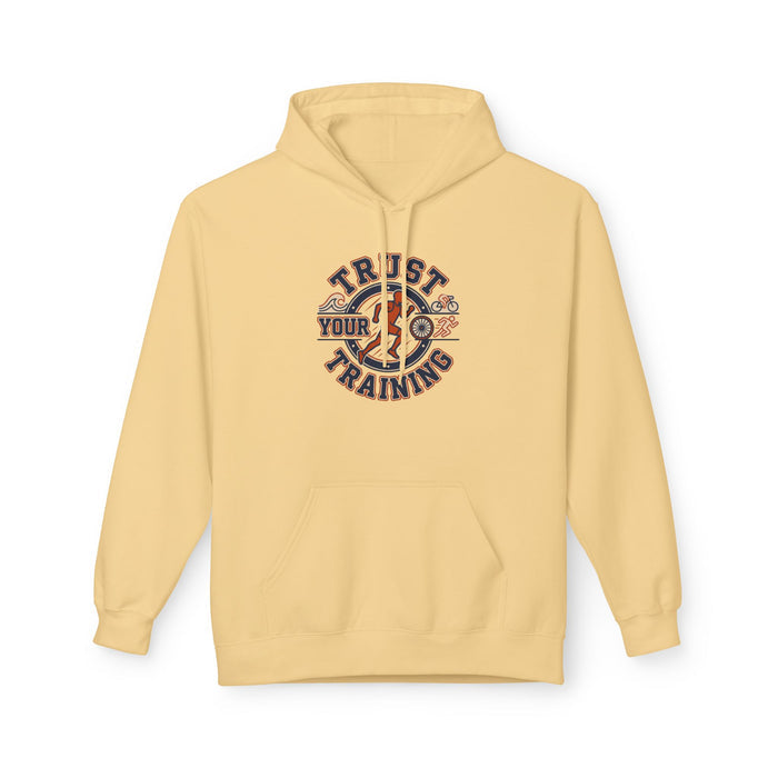 Trust Your Training Hoodie - Motivational Fitness Pullover
