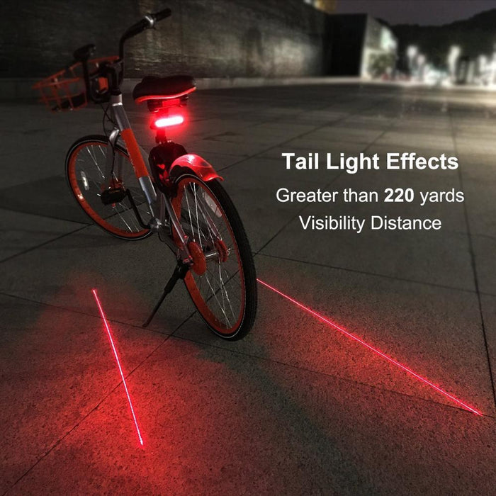 Ultra-Bright Bike Tail Light with Remote Turn Signal - Accessories