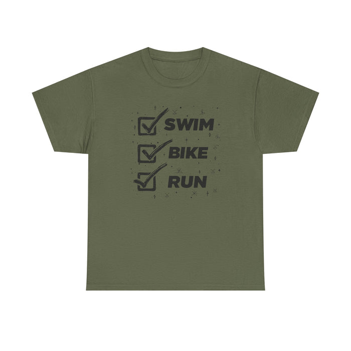 Unisex Cotton Fitness Tee - T-Shirt - size chart