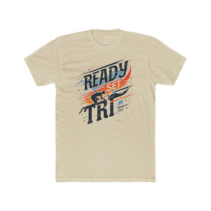 Unisex Cotton Triathlon T-Shirt by Next Level - detail view