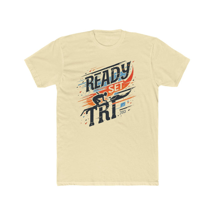 Unisex Cotton Triathlon T-Shirt by Next Level - size chart