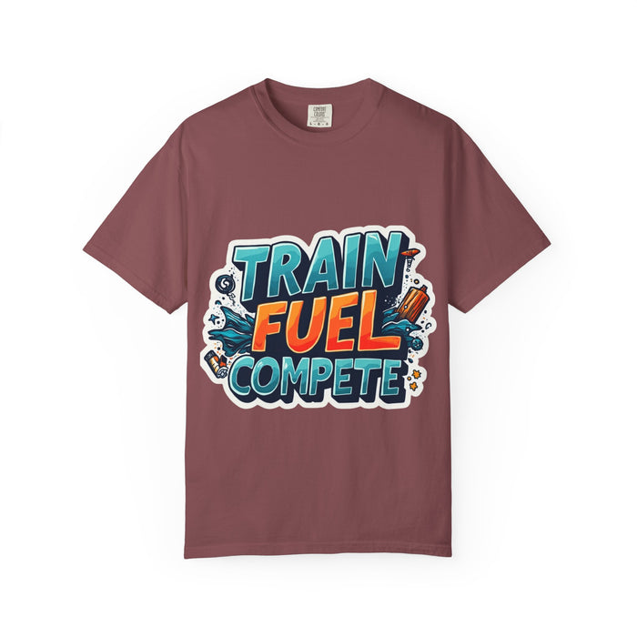 Unisex Cotton Triathlon T-Shirt - size chart