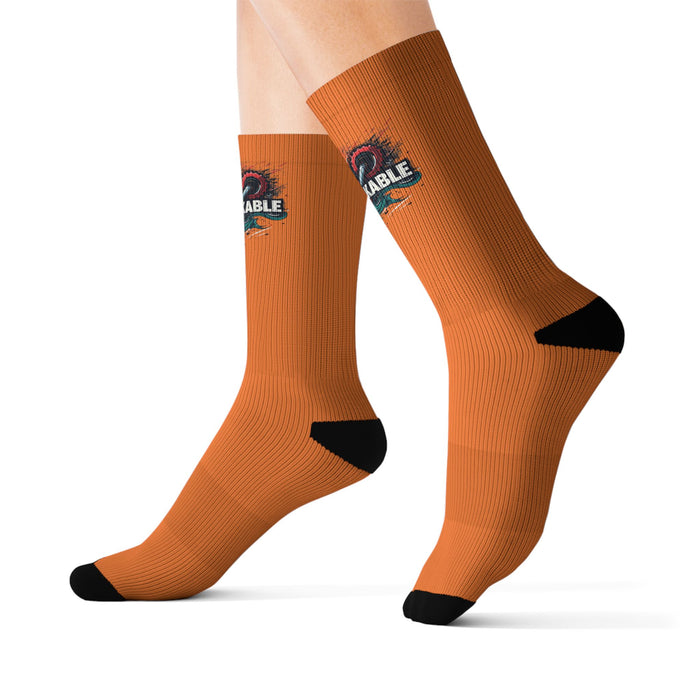 Unisex Crew Socks with Sublimation Print - All Over Prints - alternate view