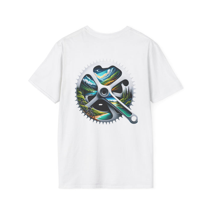 Unisex Cycling Adventure T-Shirt - alternate view