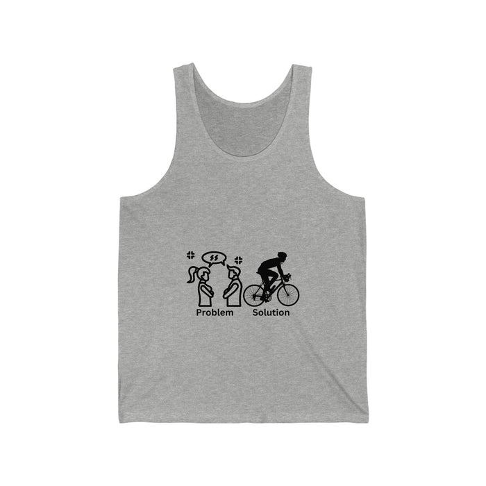 Unisex Cycling Tank Top for Triathletes - alternate view for triathlon