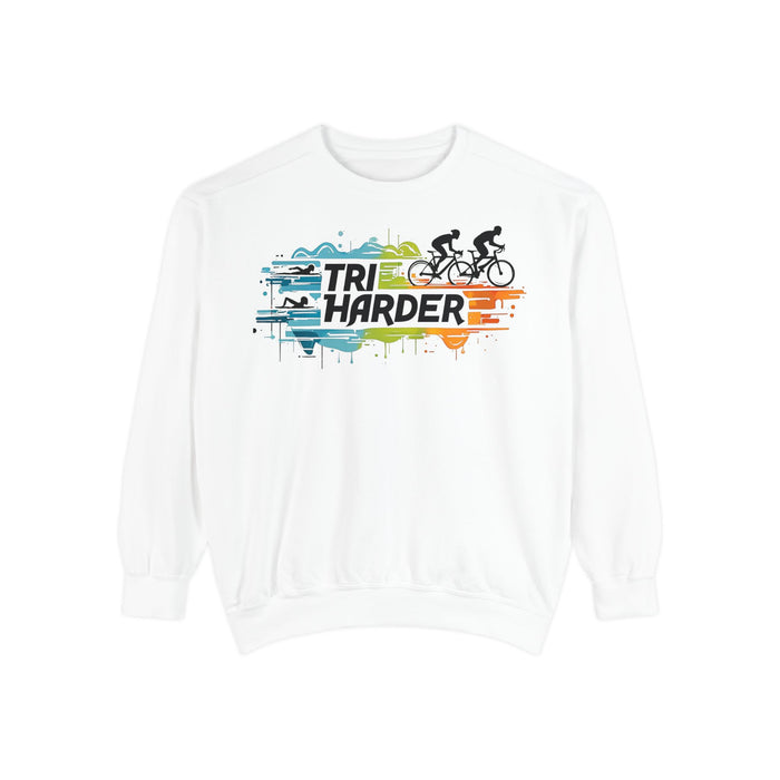 Unisex Garment-Dyed Sweatshirt for Active Lifestyle