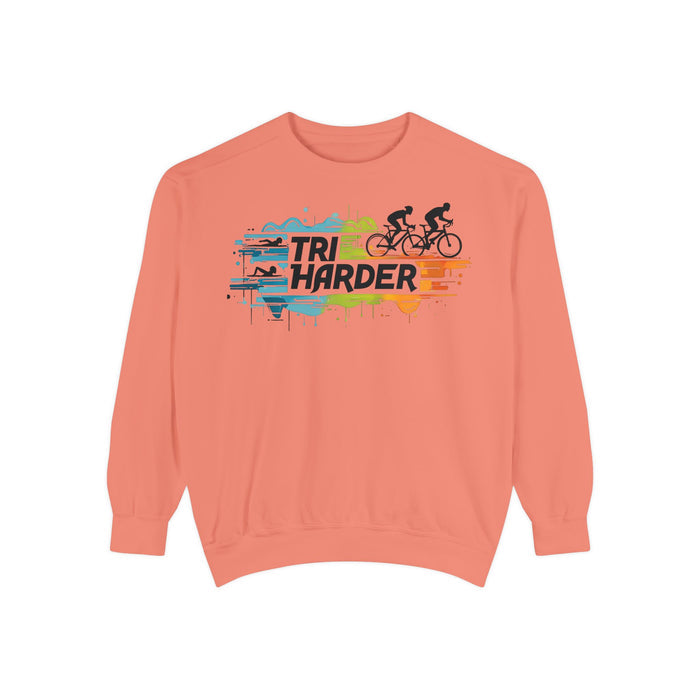 Unisex Garment-Dyed Sweatshirt for Active Lifestyle - alternate view