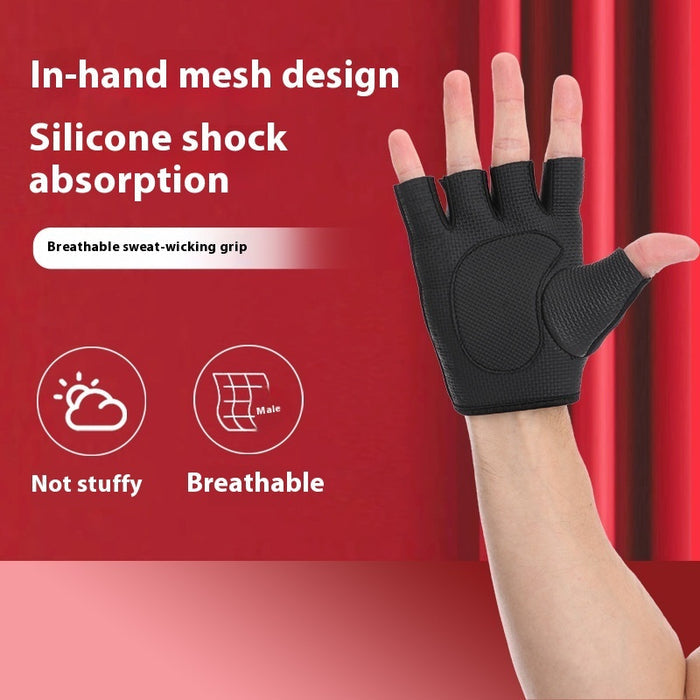 Unisex Half-Finger Cycling Gloves for Triathlon - Accessories - alternate view