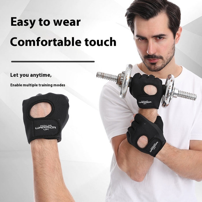 Unisex Half-Finger Cycling Gloves for Triathlon - Accessories - detail view