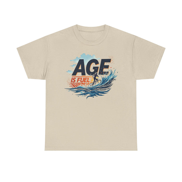 Unisex Heavy Cotton Tee for Active Agers - T-Shirt - alternate view
