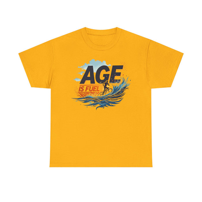 Unisex Heavy Cotton Tee for Active Agers - T-Shirt - lifestyle view