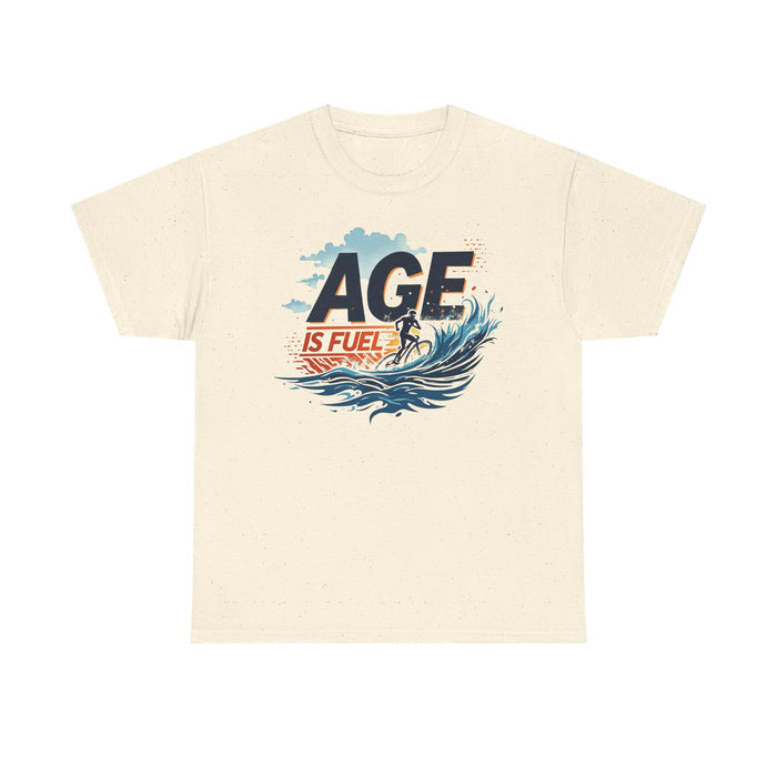 Unisex Heavy Cotton Tee for Active Agers - T-Shirt - size chart
