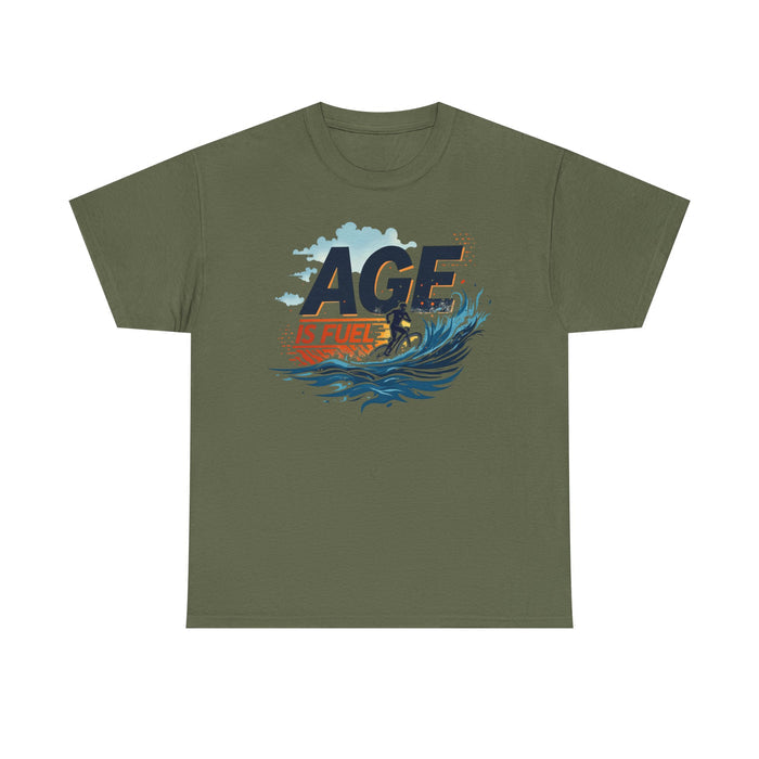 Unisex Heavy Cotton Tee for Active Agers - T-Shirt - size chart