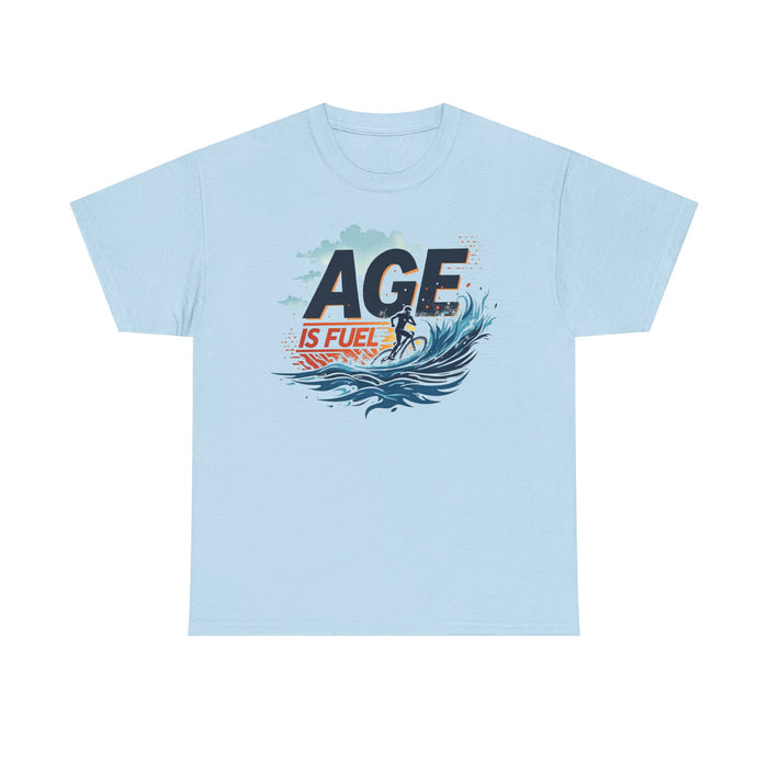 Unisex Heavy Cotton Tee for Active Agers - T-Shirt - size chart