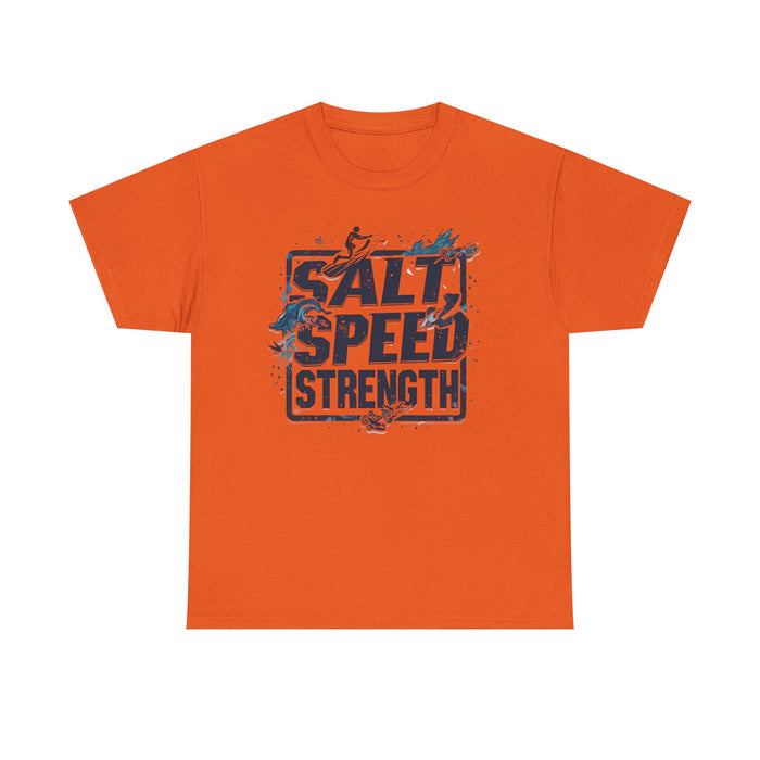 Unisex Heavy Cotton Triathlon Tee by TriSpirit - T-Shirt - size chart
