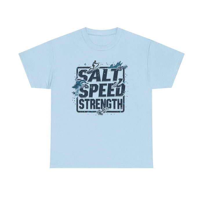 Unisex Heavy Cotton Triathlon Tee by TriSpirit - T-Shirt - size chart