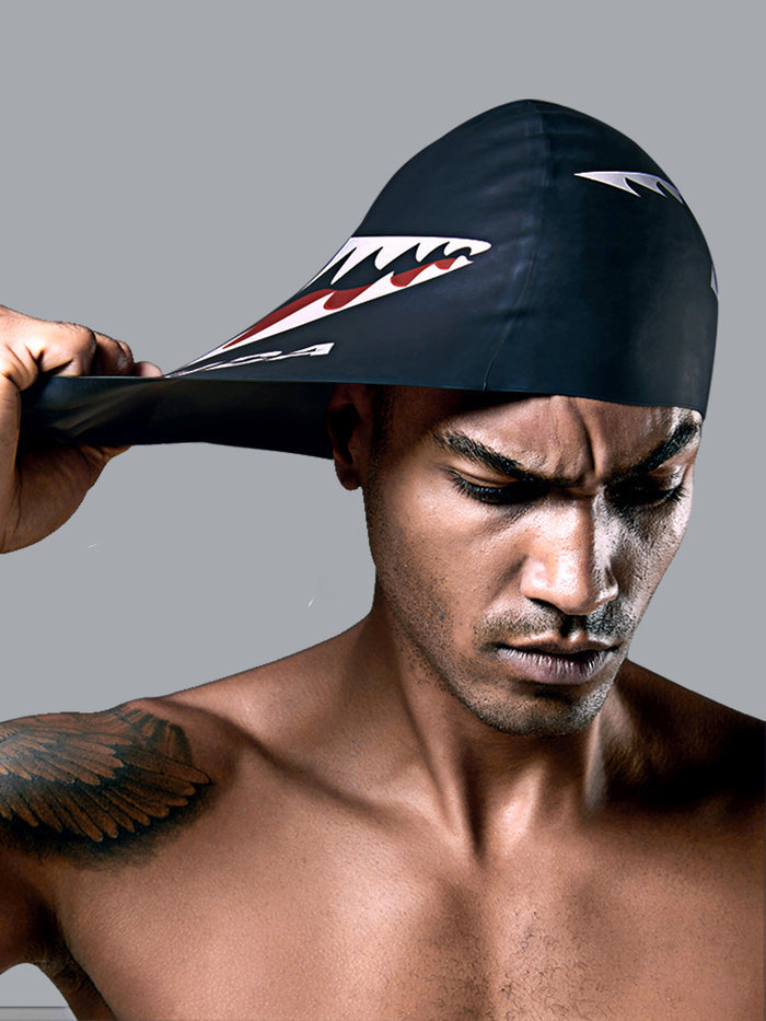 Unisex Large Silicone Swimming Cap for Triathletes - Hats - alternate view for triathlon