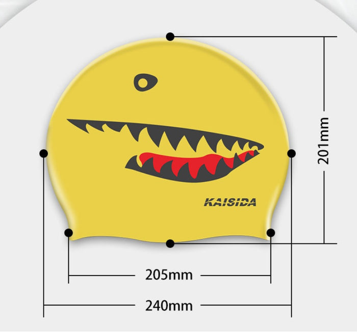 Unisex Large Silicone Swimming Cap for Triathletes - Hats - detail view for triathlon