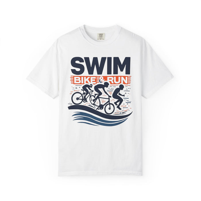 Unisex Swim Bike Run T-Shirt