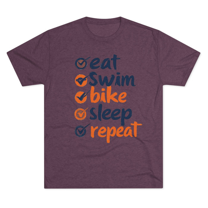 S / Tri-Blend Vintage Purple