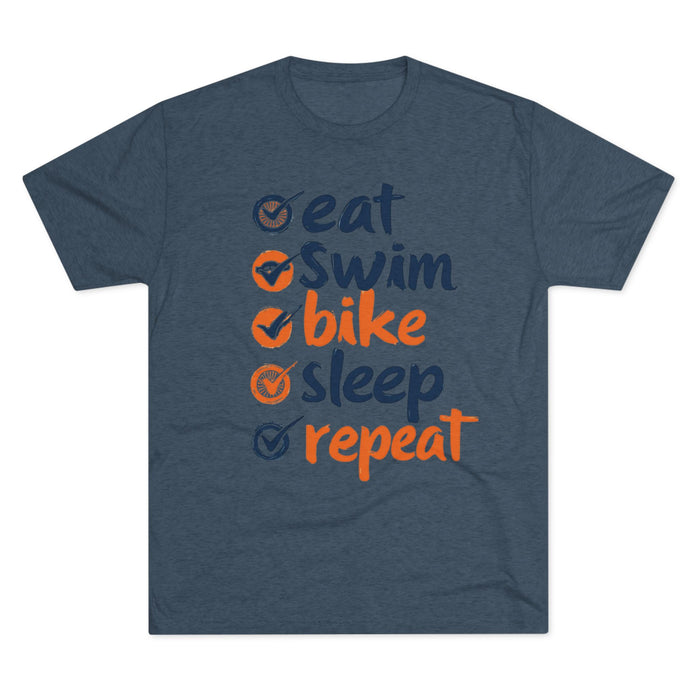 Unisex Tri-Blend Crew Tee - T-Shirt - size chart