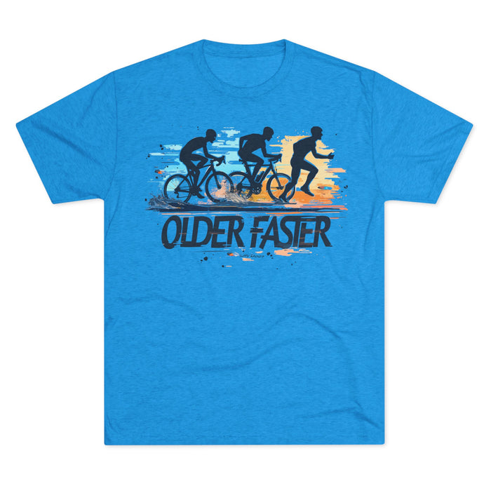 Unisex Tri-Blend Crew Tee for Active Lifestyle - T-Shirt - detail view