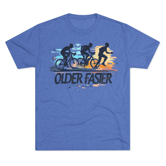 Unisex Tri-Blend Crew Tee for Active Lifestyle - T-Shirt - lifestyle view