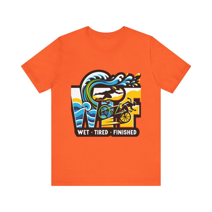 Unisex Triathlete Cotton Jersey Tee - T-Shirt for triathlon