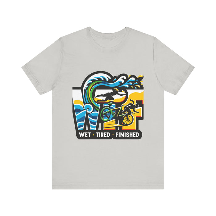 Unisex Triathlete Cotton Jersey Tee - T-Shirt - size chart for triathlon