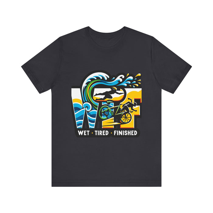 Unisex Triathlete Cotton Jersey Tee - T-Shirt - size chart for triathlon