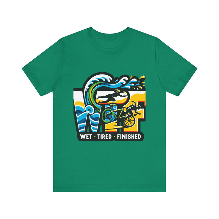 Unisex Triathlete Cotton Jersey Tee - T-Shirt - size chart for triathlon