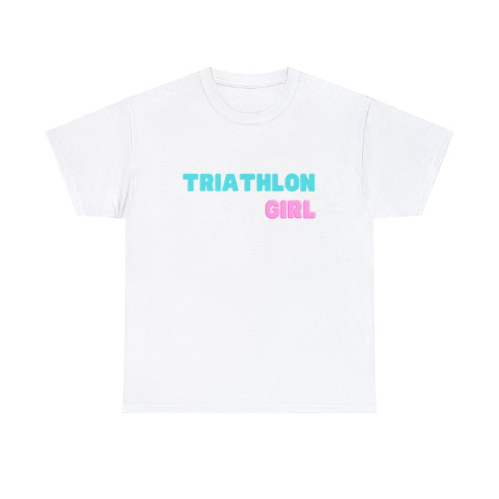 Unisex Triathlon Cotton T-Shirt - alternate view